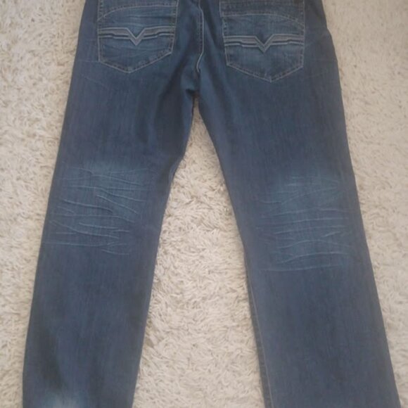 Buffalo David Bitton Men’s Brady-X Straight Stretch Jeans 36×34 Medium Blue Wash - Picture 4 of 10